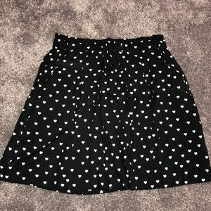 Black and white skirt